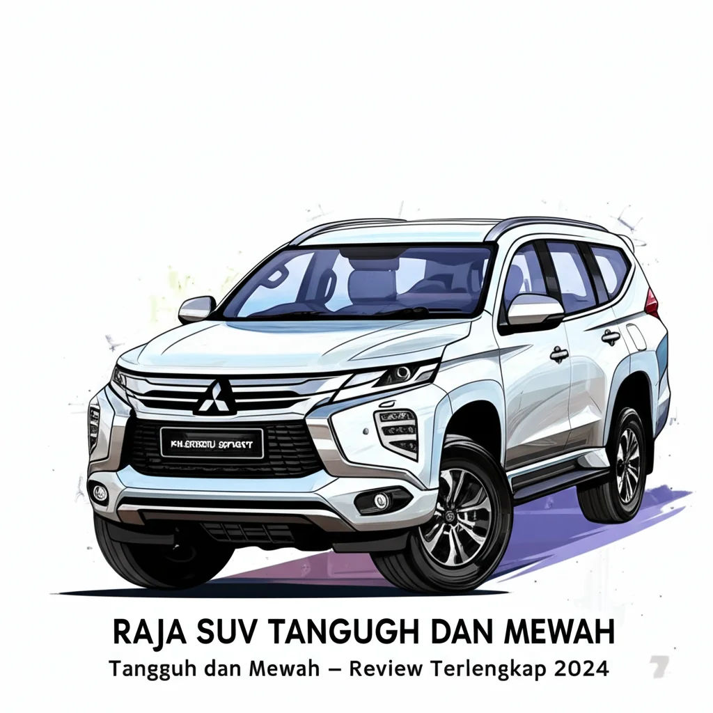 Ilustrasi Mitsubishi Pajero Sport